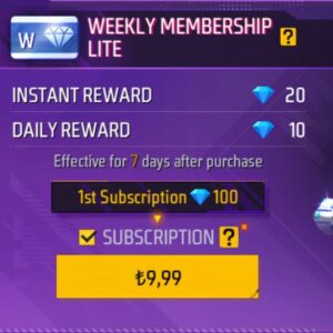 Free Fire Weekly Lite